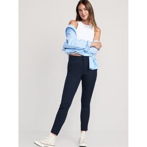 Old Navy High Rise Pixie Skinny Ankle Pants In The Navy